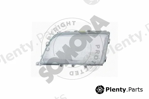Somora 171216G — Diffusing Lens, headlight