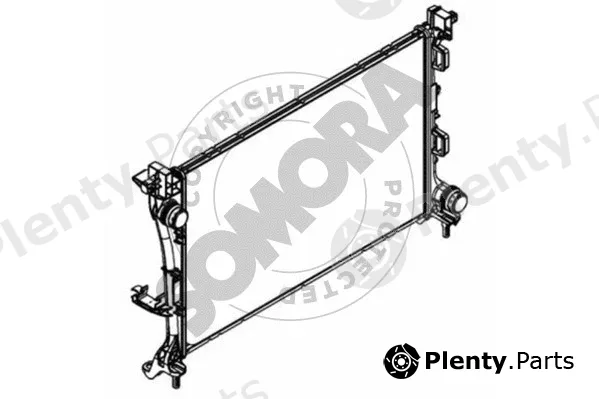 Somora 080240G — Radiator, engine cooling
