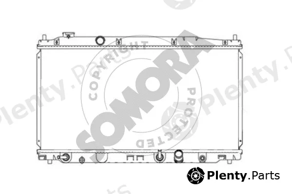 Somora 120140C — Radiator, engine cooling