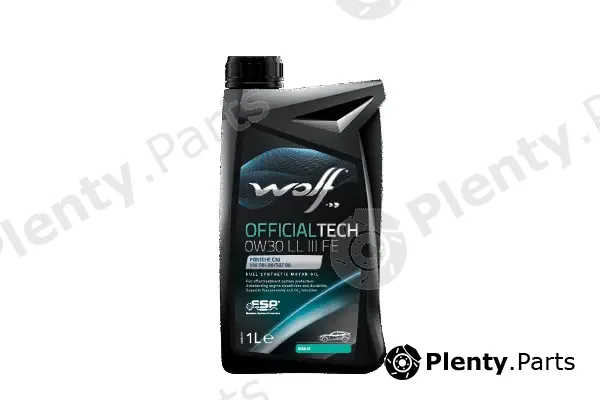 Wolf 1044342 — Engine Oil WOLF OFFICIALTECH 0W30 LL III FE