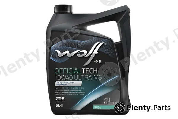Wolf 8307317 — Engine Oil WOLF OFFICIALTECH 10W40 ULTRA MS