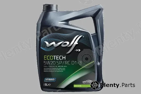 Wolf 1050526 — Engine Oil WOLF ECOTECH 5W20 SP/RC D1-3