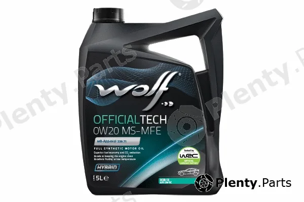 Wolf 8331350 — Engine Oil WOLF OFFICIALTECH 0W20 MS-MFE