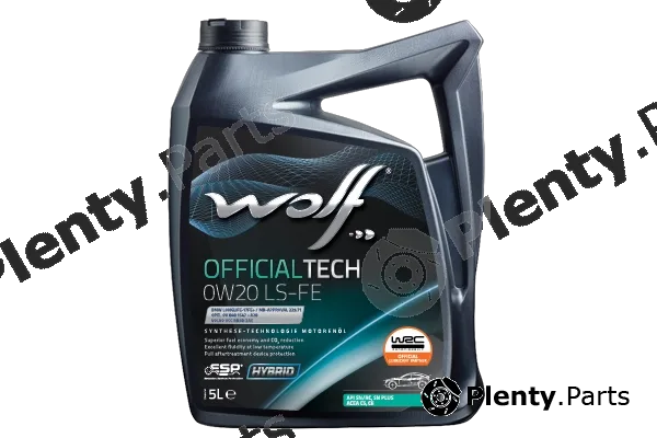 Wolf 1051681 — Engine Oil WOLF OFFICIALTECH 0W20 LS-FE