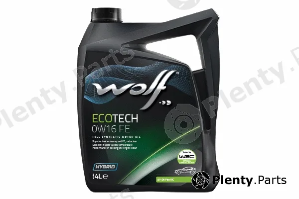 Wolf 8337277 — Engine Oil WOLF ECOTECH 0W16 FE