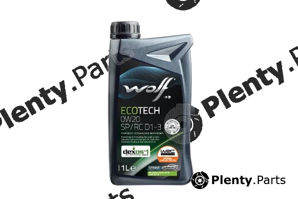 Wolf 1051997 — Engine Oil WOLF ECOTECH 0W20 SP/RC D1-3