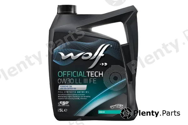 Wolf 1044344 — Engine Oil WOLF OFFICIALTECH 0W30 LL III FE