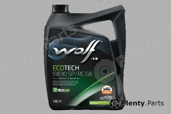 Wolf 1047292 — Engine Oil WOLF ECOTECH 5W30 SP/RC G6