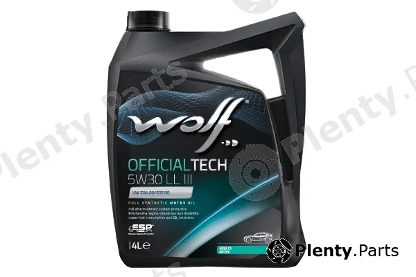 Wolf 8307515 — Engine Oil WOLF OFFICIALTECH 5W30 LL III
