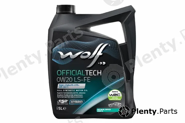 Wolf 8339479 — Engine Oil WOLF OFFICIALTECH 0W20 LS-FE