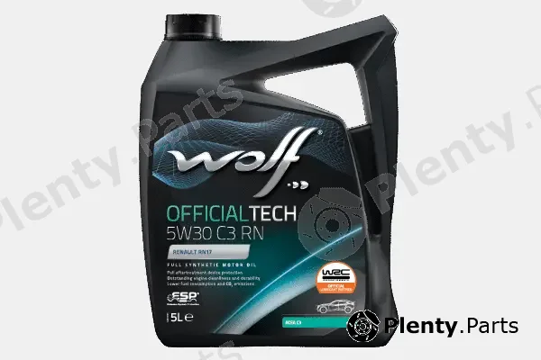 Wolf 1043876 — Engine Oil WOLF OFFICIALTECH 5W30 C3 RN