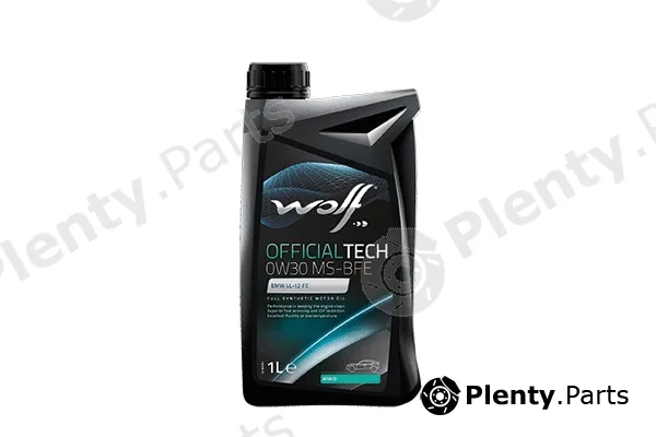 Wolf 8336317 — Engine Oil WOLF OFFICIALTECH 0W30 MS-BFE