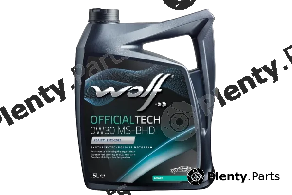 Wolf 1051970 — Engine Oil WOLF OFFICIALTECH 0W30 MS-BHDI