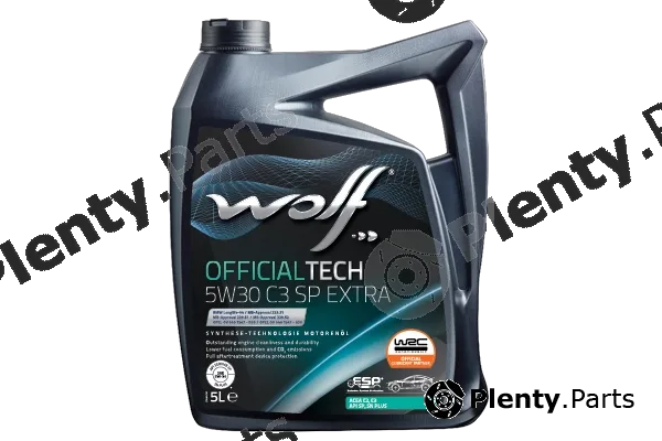 Wolf 1051992 — Engine Oil WOLF OFFICIALTECH 5W30 C3 SP EXTRA