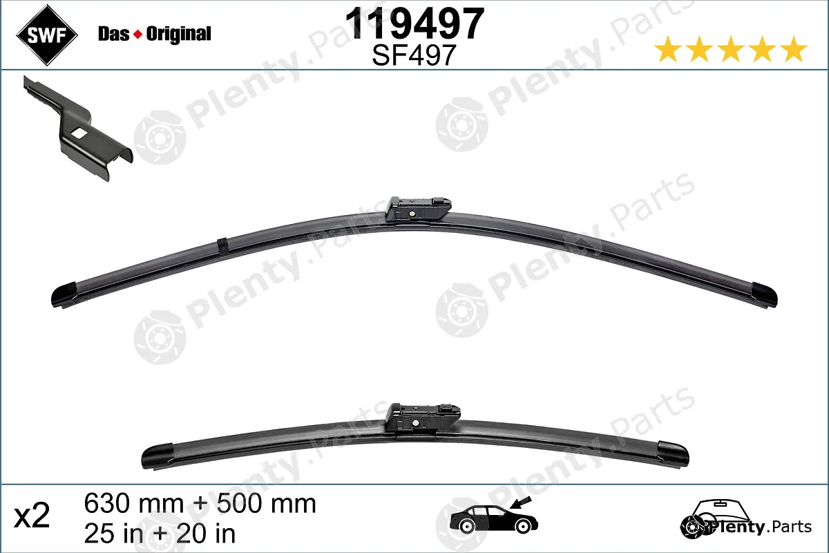 SWF 119497 — Wiper Blade DAS ORIGINAL SET