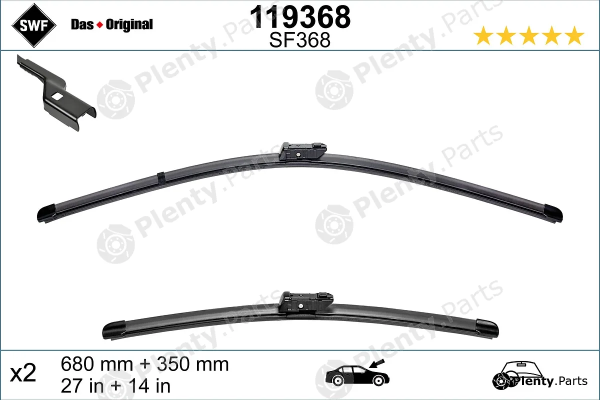 SWF 119368 — Wiper Blade DAS ORIGINAL SET