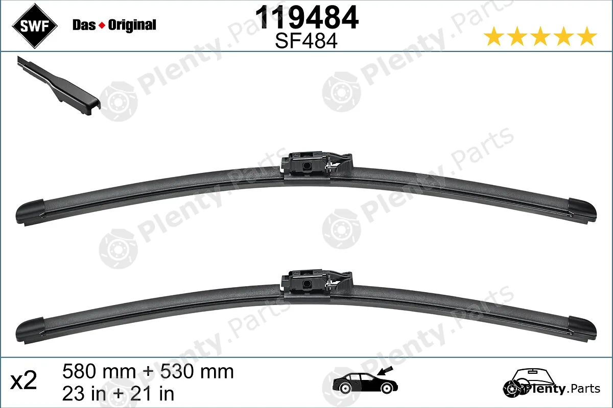 SWF 119484 — Wiper Blade DAS ORIGINAL SET