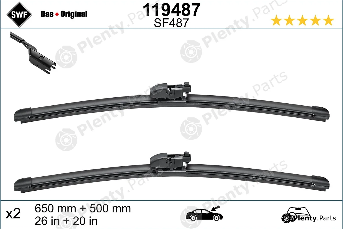 SWF 119487 — Wiper Blade DAS ORIGINAL SET