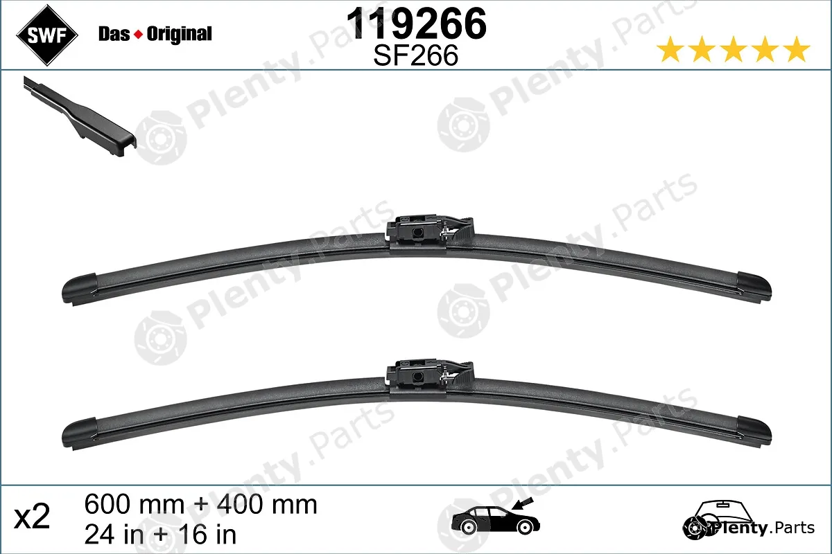SWF 119266 — Wiper Blade DAS ORIGINAL SET
