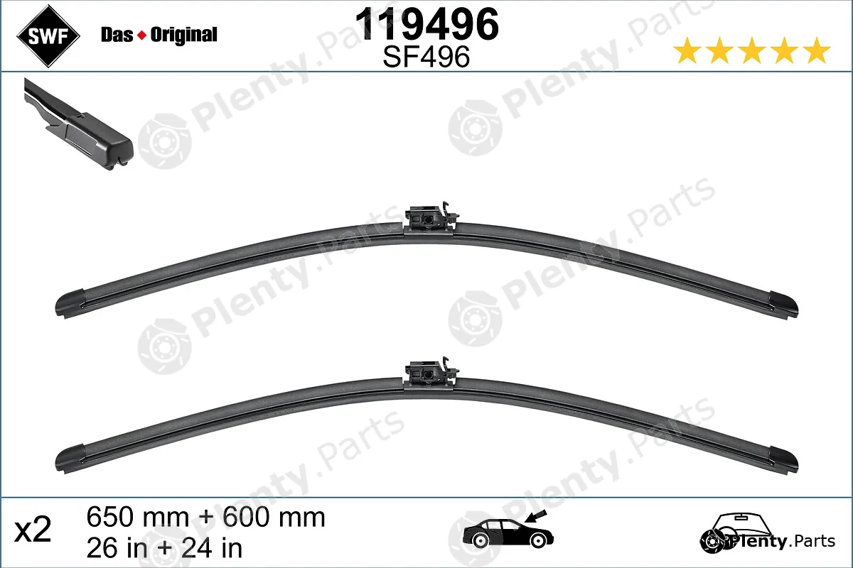 SWF 119496 — Wiper Blade DAS ORIGINAL SET