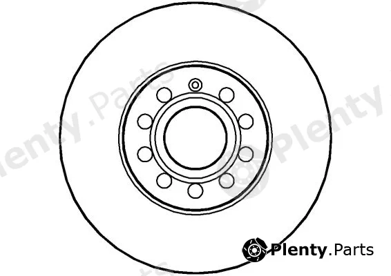 National NBD1292 — Brake Disc