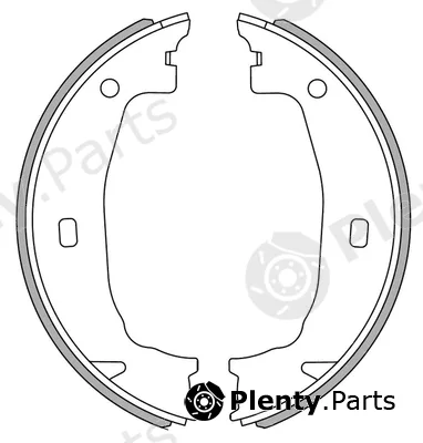 National NS4011 — Brake Shoe Set