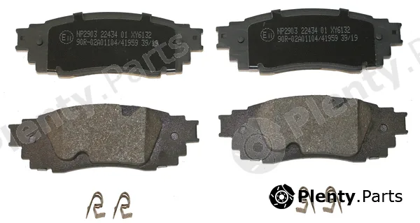 National NP2903 — Brake Pad Set, disc brake