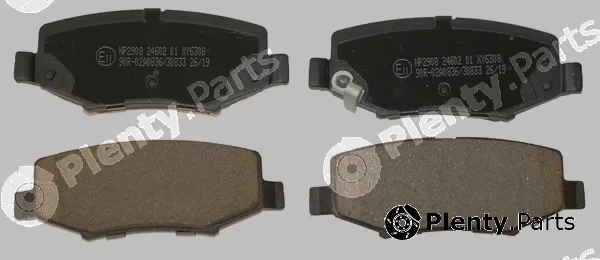 National NP2908 — Brake Pad Set, disc brake