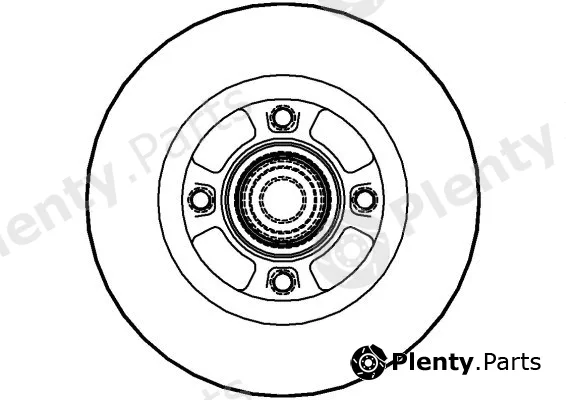 National NBD1640 — Brake Disc