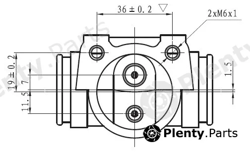 National NWC5088 — Wheel Brake Cylinder