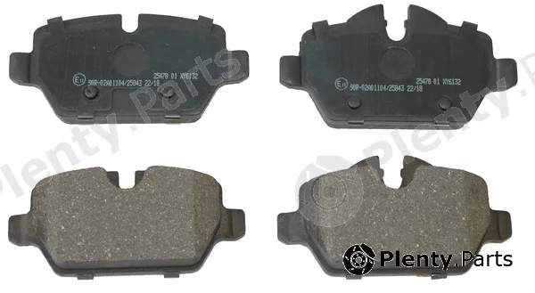 National NP2848 — Brake Pad Set, disc brake