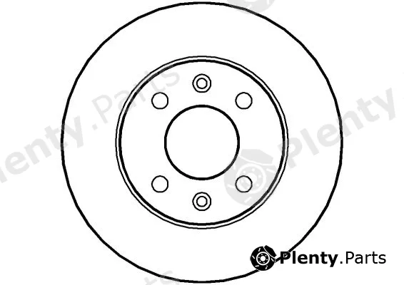 National NBD023 — Brake Disc