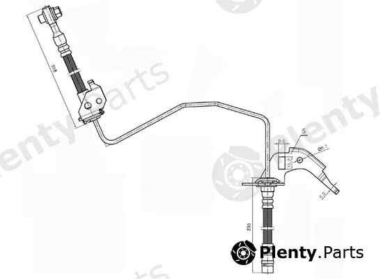 National NBH6066 — Brake Hose