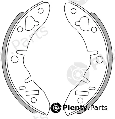 National NS4049 — Brake Shoe Set