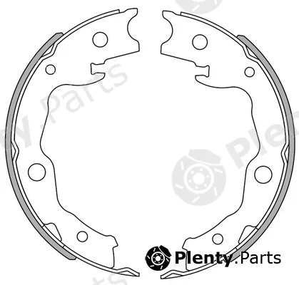 National NS4092 — Brake Shoe Set