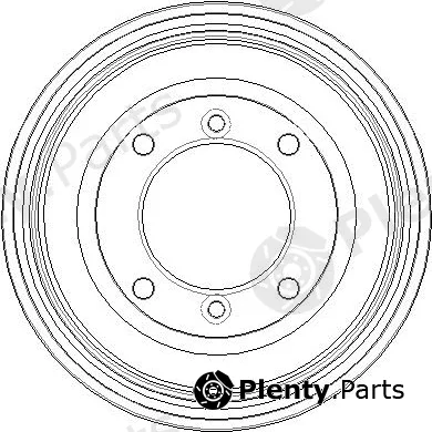 National NDR050 — Brake Drum