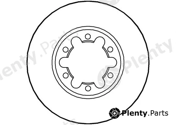 National NBD231 — Brake Disc
