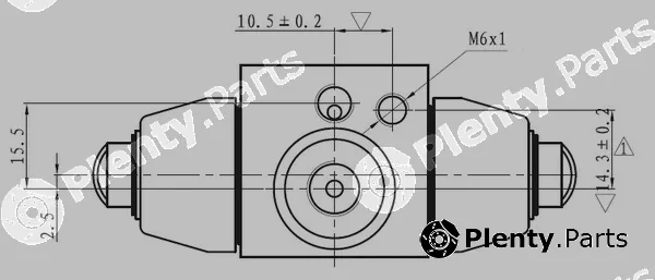 National NWC5070 — Wheel Brake Cylinder