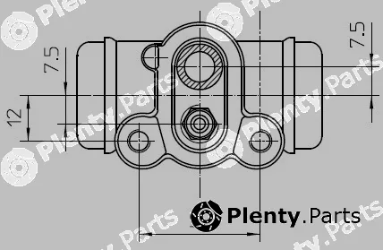 National NWC5077 — Wheel Brake Cylinder