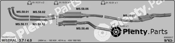 Imasaf 809000017 — Exhaust System