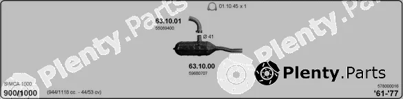 Imasaf 578000016 — Exhaust System