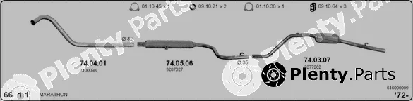 Imasaf 516000009 — Exhaust System