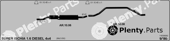 Imasaf 116300002 — Exhaust System