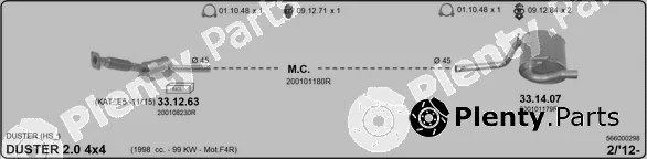 Imasaf 566000298 — Exhaust System