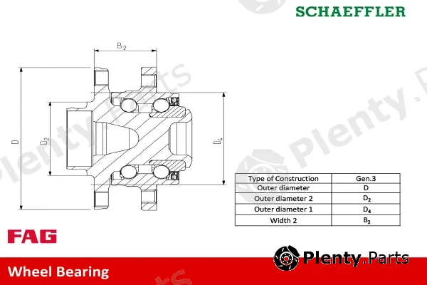 FAG 713679290 — Wheel Bearing Kit