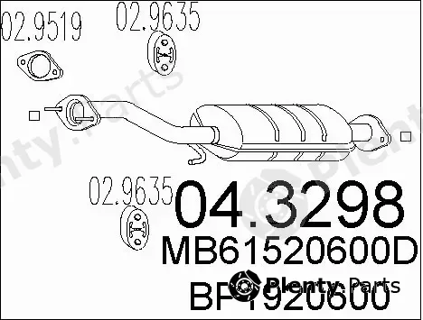 MTS 04.3298 — Catalytic Converter