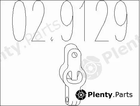 MTS 02.9129 — Rubber Buffer, muffler