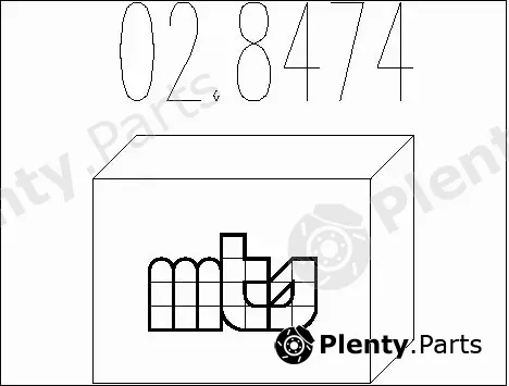 MTS 02.8474 — Mounting Kit, muffler