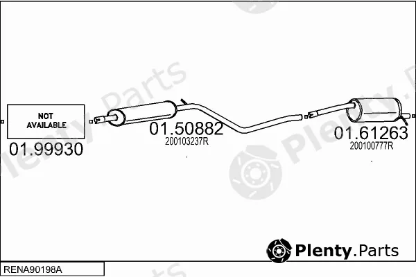 MTS RENA90198A057445 — Exhaust System