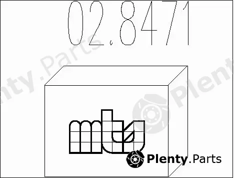 MTS 02.8471 — Mounting Kit, muffler
